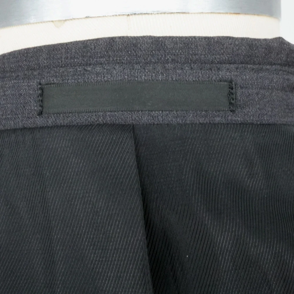 Kenneth Cole Sport Coat Mens 42R Dark Gray Wool Jacket Lined Blazer Preppy